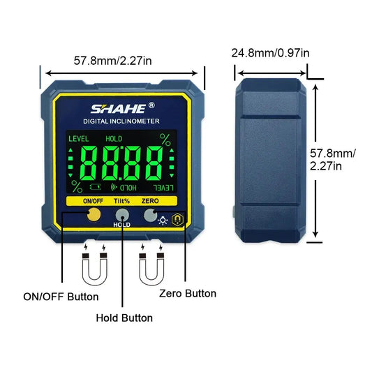 Digital Angle Gauge Magnetic